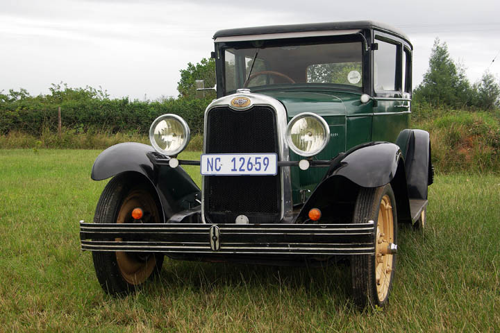 1928 Chevy National two-door front view