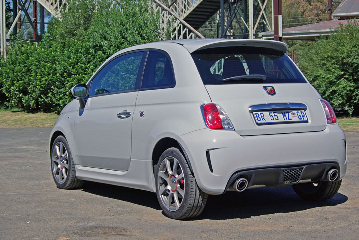 2012 Fiat 500 Abarth rear
