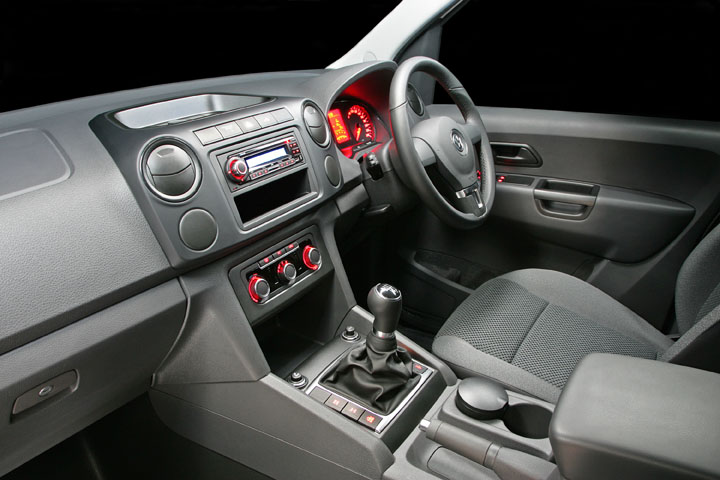 2011 VW Amarok single-cab interior